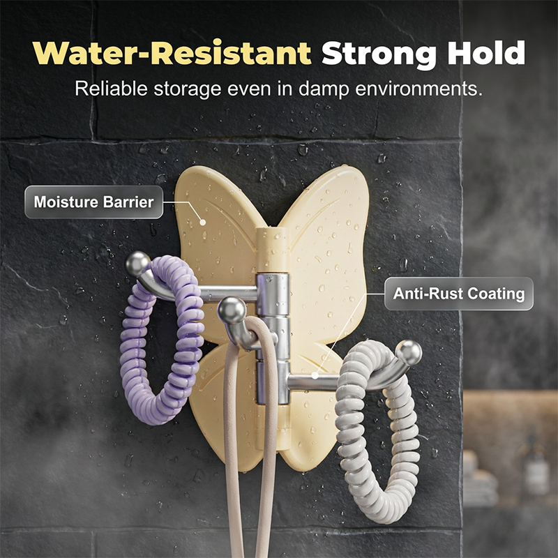 Blythe Rotatable Wall Hook | Triple Arm, 180-Degree Rotation, Decorative Coat Hook 6