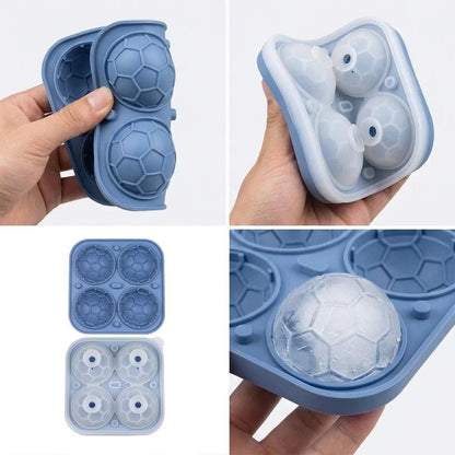 Bola Soccer Ice Cube Tray | Silicone, Football Design, Slow-Melting Cubes 8