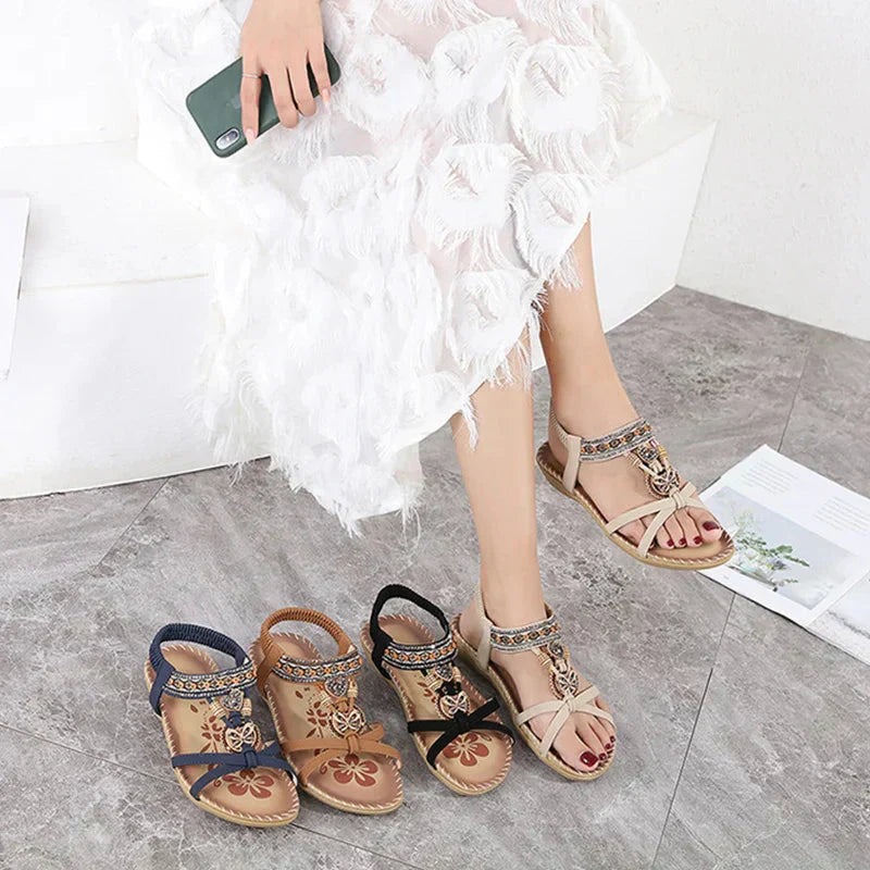 Bora Bohemian Sandals for Women | Orthopaedic Comfort, Anti-Slip Design 3