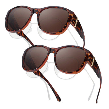 Bora Oversized Sunglasses | Polarized, UV400 Protection, Stylish Fit Over Prescription Glasses 14