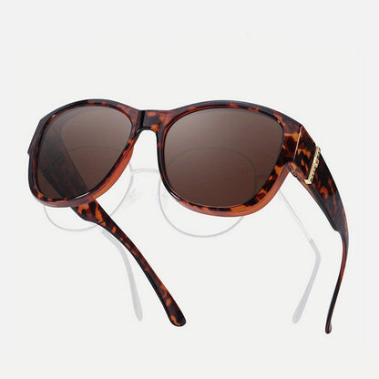 Bora Oversized Sunglasses | Polarized, UV400 Protection, Stylish Fit Over Prescription Glasses 15