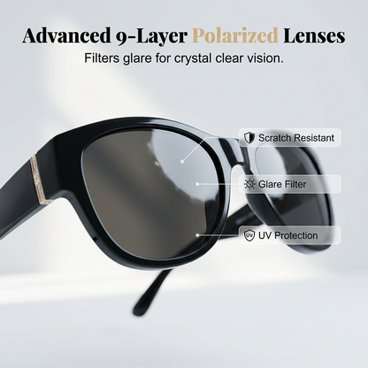 Bora Oversized Sunglasses | Polarized, UV400 Protection, Stylish Fit Over Prescription Glasses 2