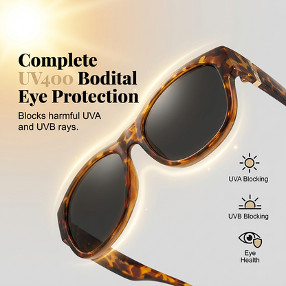 Bora Oversized Sunglasses | Polarized, UV400 Protection, Stylish Fit Over Prescription Glasses 7