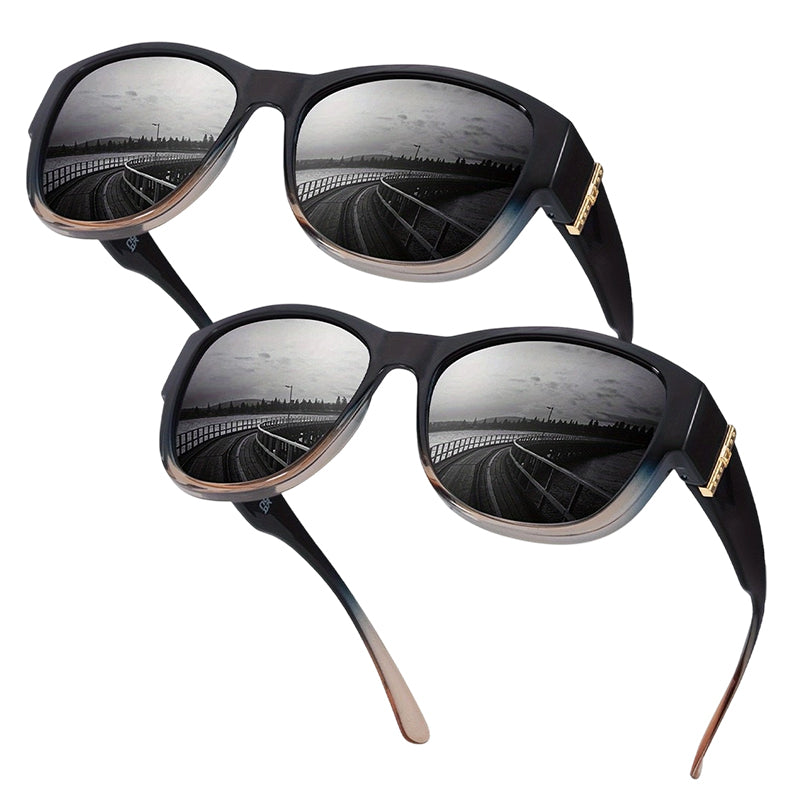 Bora Oversized Sunglasses | Polarized, UV400 Protection, Stylish Fit Over Prescription Glasses 9