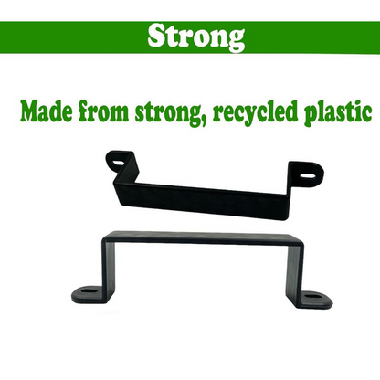 Boreal Black Door Handle Set | Heavy-Duty Iron, Ergonomic Design 2