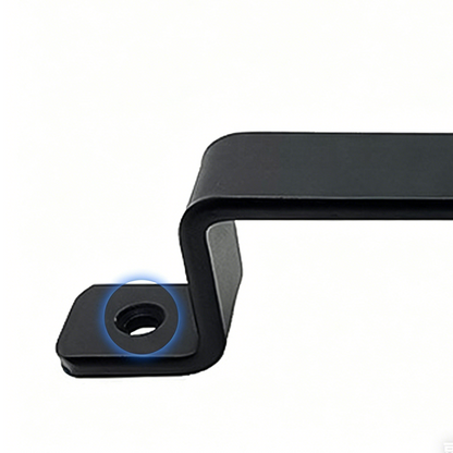 Boreal Black Door Handle Set | Heavy-Duty Iron, Ergonomic Design 7