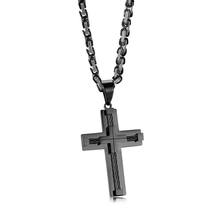 Brave Cross Necklace | Premium Stainless Steel 1