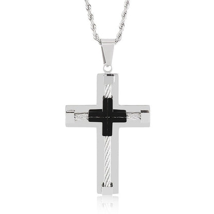 Brave Cross Necklace | Premium Stainless Steel 9