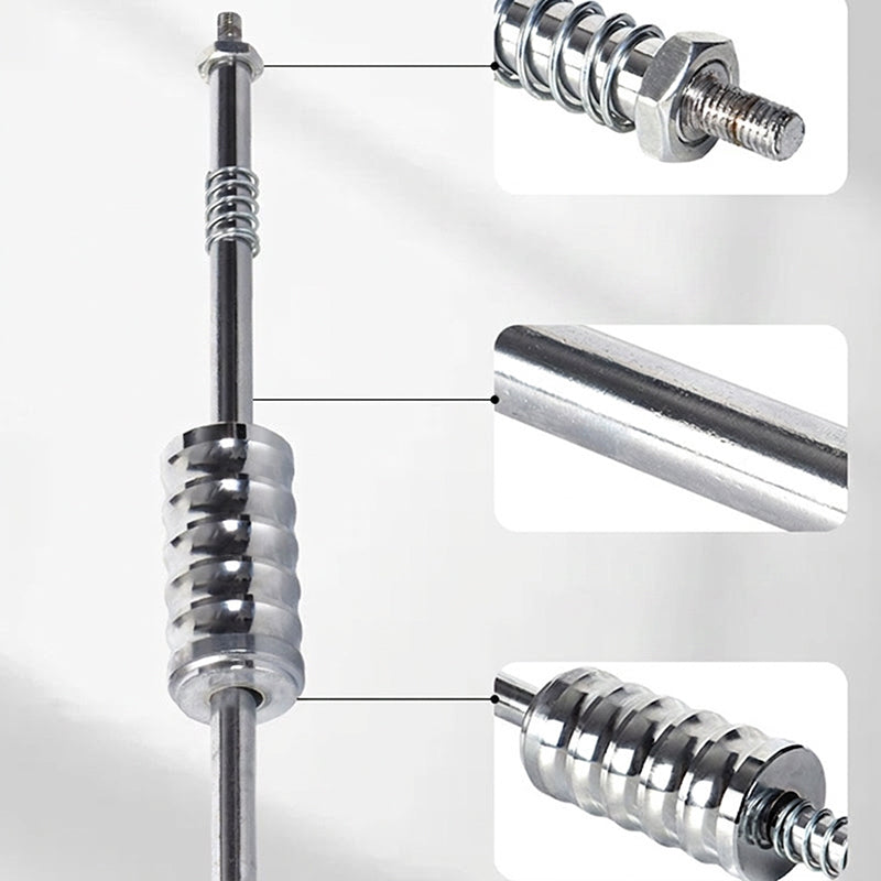 Brawny Bolt Extractor Set | Heavy-Duty, Five Adapter Sizes, Premium Steel 2
