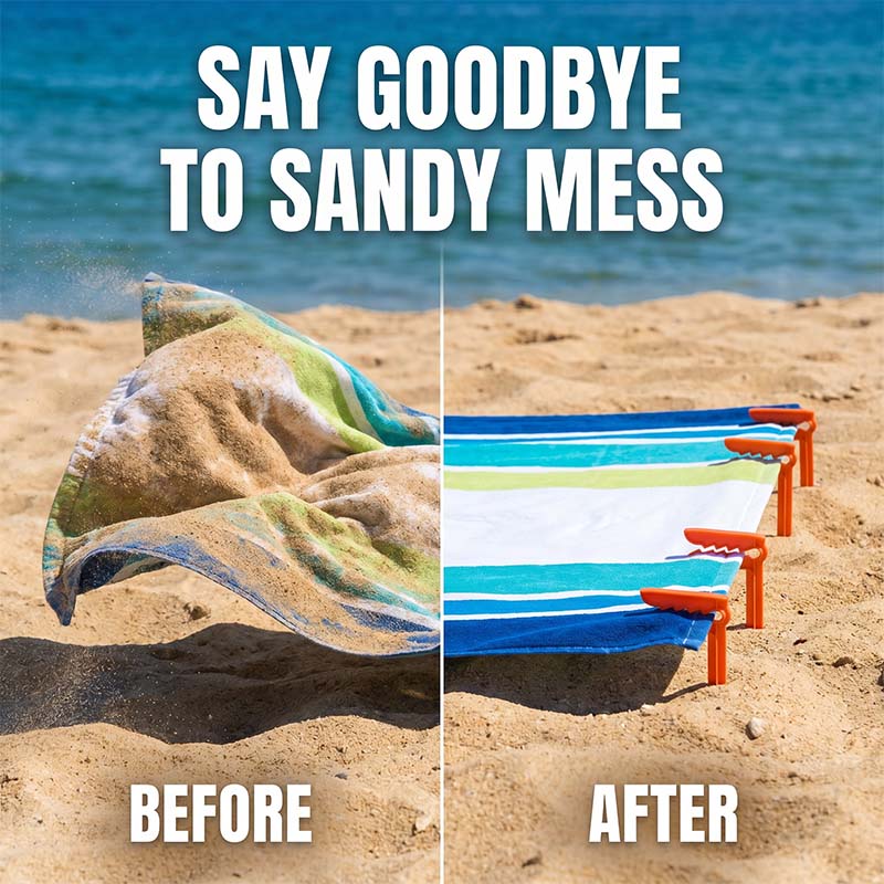 Breeze Beach Pegs | Windproof, Durable Plastic 2