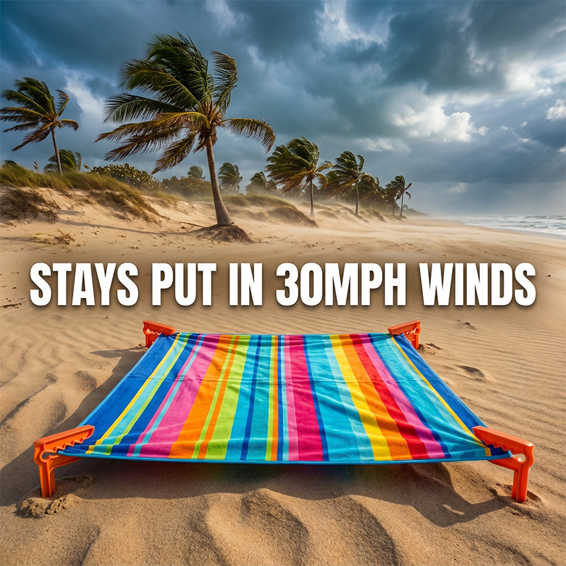 Breeze Beach Pegs | Windproof, Durable Plastic 7