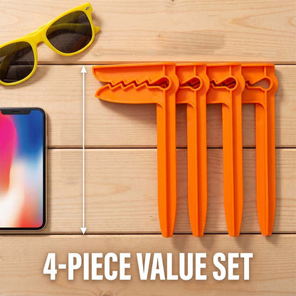 Breeze Beach Pegs | Windproof, Durable Plastic 8