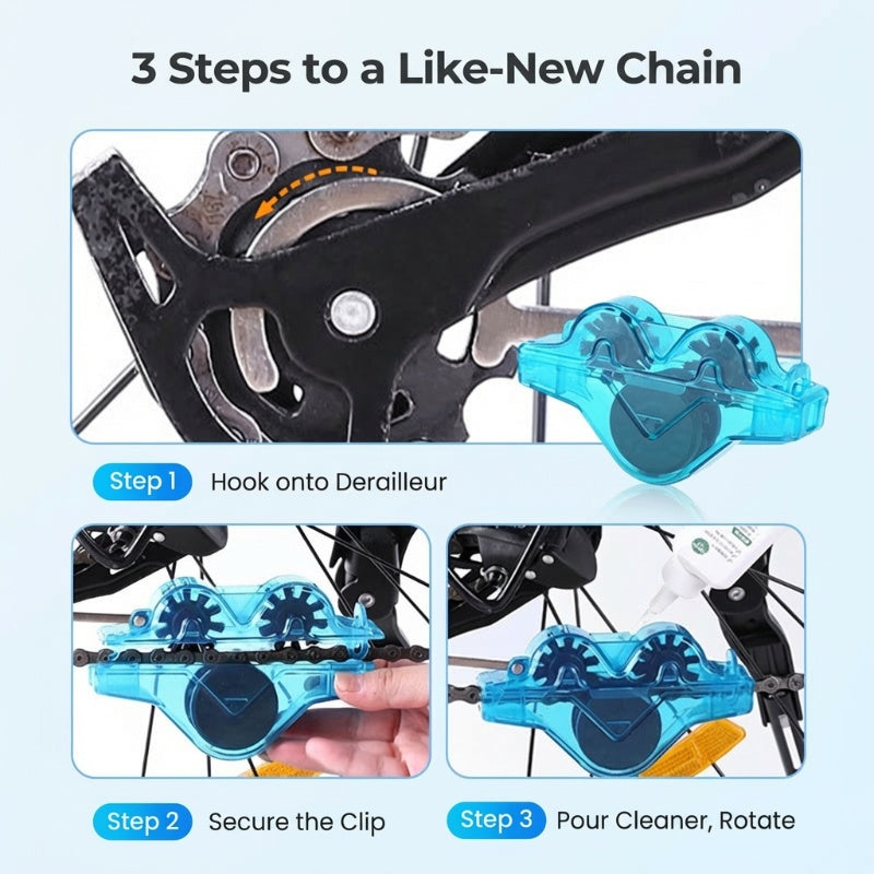 Breeze Bike Chain Cleaner | Efficient, Durable Scrubber for All Bike Types 8