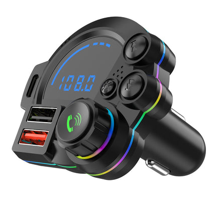 Breeze Bluetooth FM Transmitter for Car | Dual USB Fast Charging, Enhanced Bass Sound 2