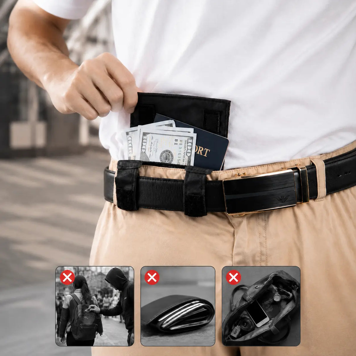 Breeze Passport Pouch for Travel | Slim, Anti-Theft Design 1