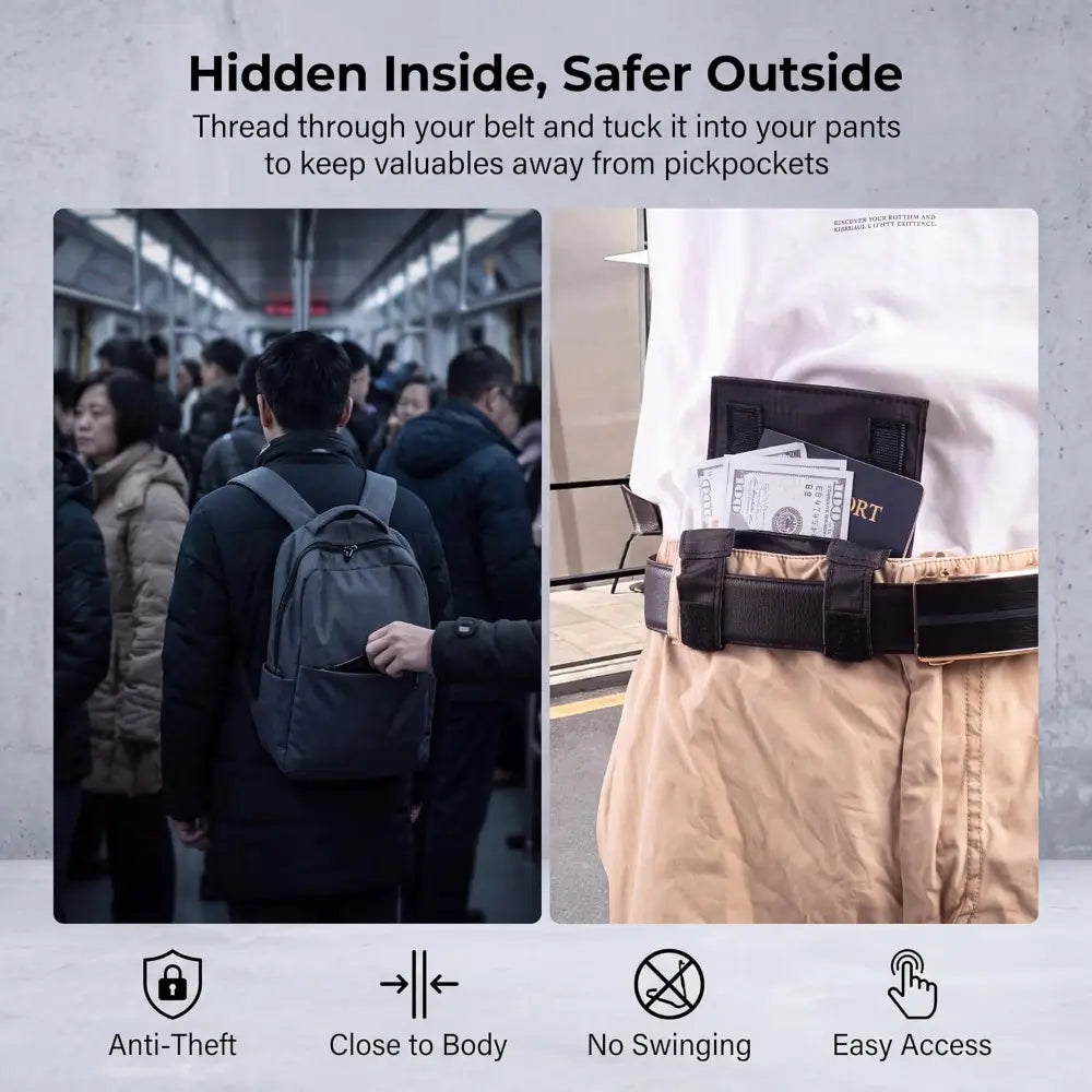 Breeze Passport Pouch for Travel | Slim, Anti-Theft Design 6