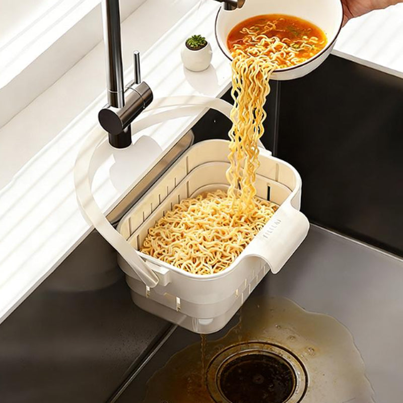 Breeze Sink Strainer Basket | Collapsible, Multi-Functional Kitchen Sink Strainer 0