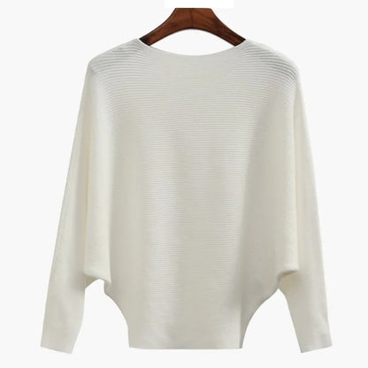 Breezy Bat Sleeve Sweater | Soft Ribbed Knit 0