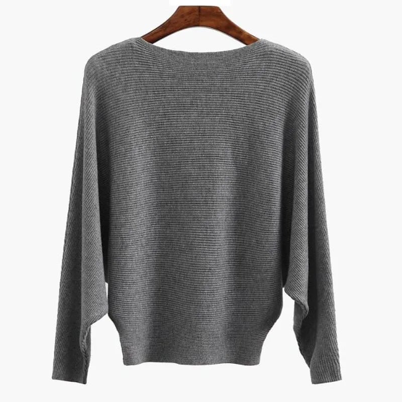 Breezy Bat Sleeve Sweater | Soft Ribbed Knit 1