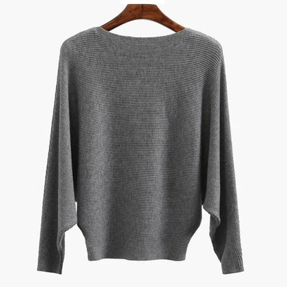 Breezy Bat Sleeve Sweater | Soft Ribbed Knit 1