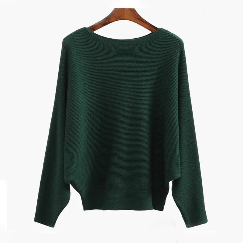 Breezy Bat Sleeve Sweater | Soft Ribbed Knit 4