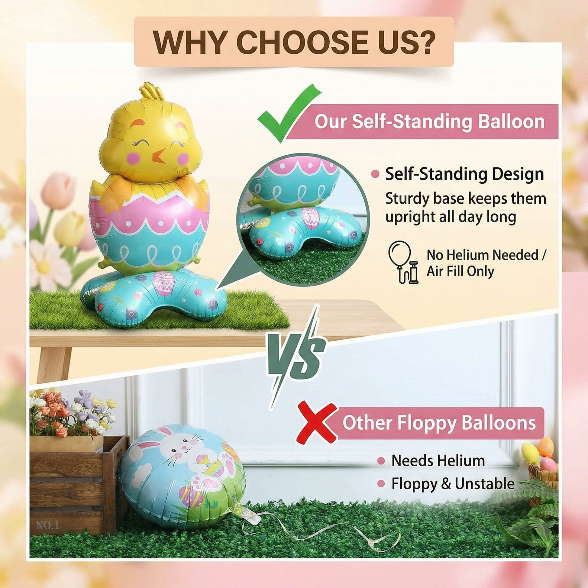Breezy Bunny Balloon | Giant 3D Self-Supporting Decoration 4