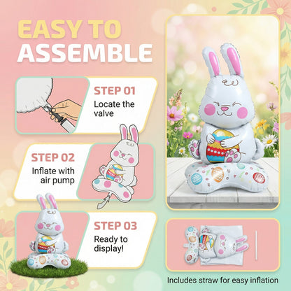 Breezy Bunny Balloon | Giant 3D Self-Supporting Decoration 5