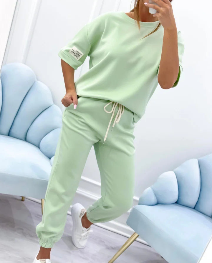 Breezy Charm Outfit | Cotton-Linen Blend 1