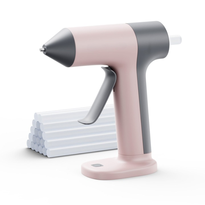 Breezy Cordless Hot Glue Gun | Portable, Rechargeable, Ergonomic Design 0