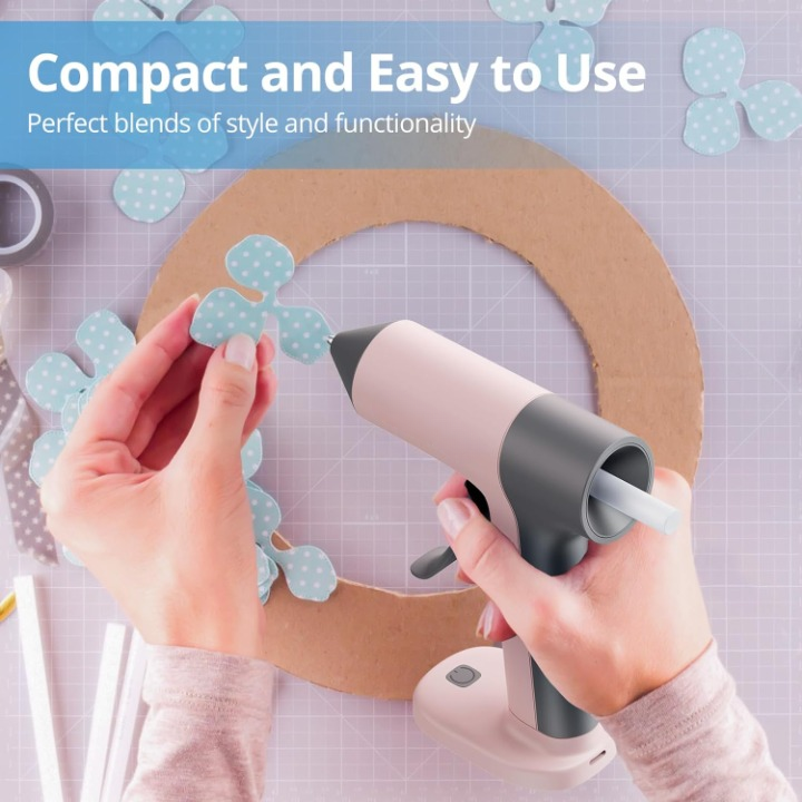 Breezy Cordless Hot Glue Gun | Portable, Rechargeable, Ergonomic Design 4