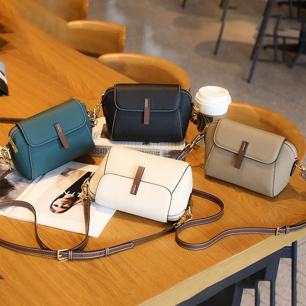 Breezy Leather Crossbody Bag | Adjustable Strap, Compact Design for Women 1
