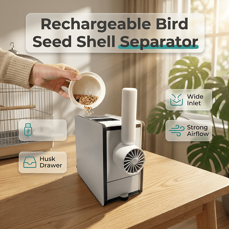 Breezy Seed Separator | Rechargeable, Compact Design 1