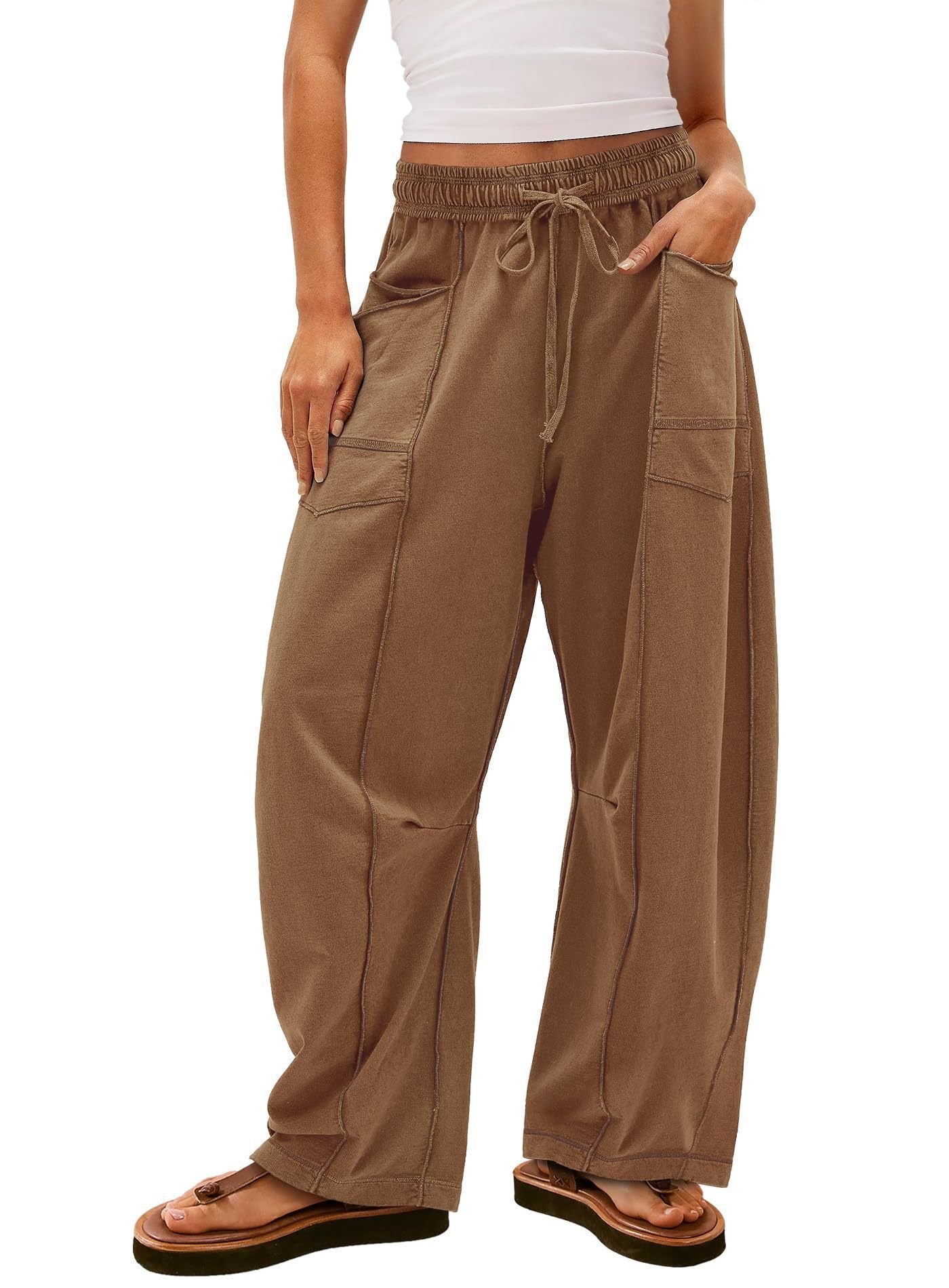 Breezy Wide Leg Pants | Comfortable Fit, Adjustable Drawstring 3