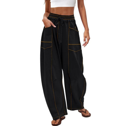 Breezy Wide Leg Pants | Comfortable Fit, Adjustable Drawstring 5
