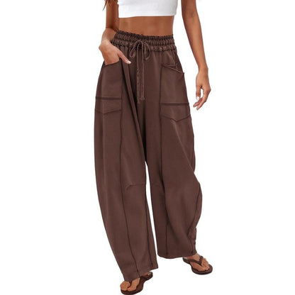 Breezy Wide Leg Pants | Comfortable Fit, Adjustable Drawstring 6