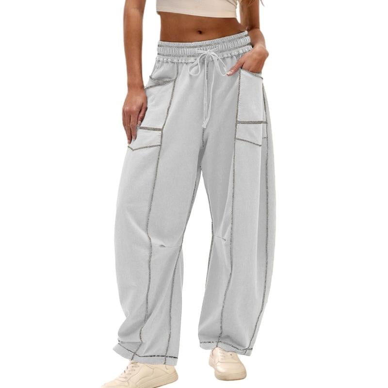 Breezy Wide Leg Pants | Comfortable Fit, Adjustable Drawstring 8