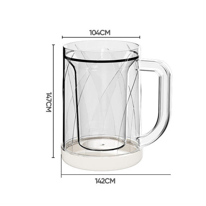 Brewster Custom Beer Glasses | Double-Wall, BPA-Free, Ergonomic Handle 0