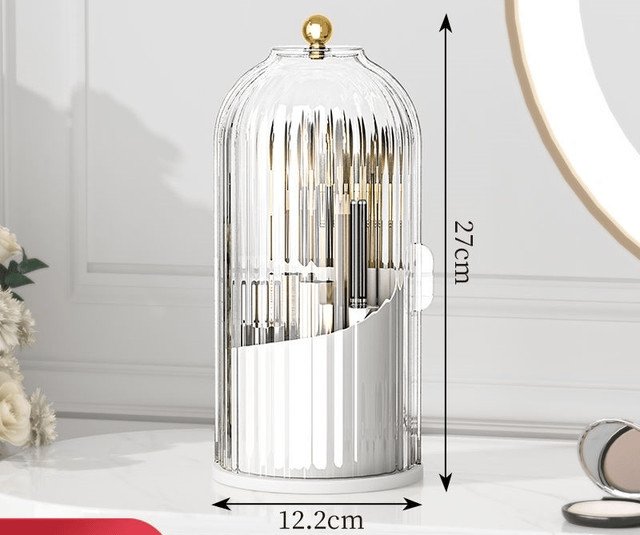 BristleWall Toothbrush Holder | Wall-Mounted, Dustproof with Cover 0