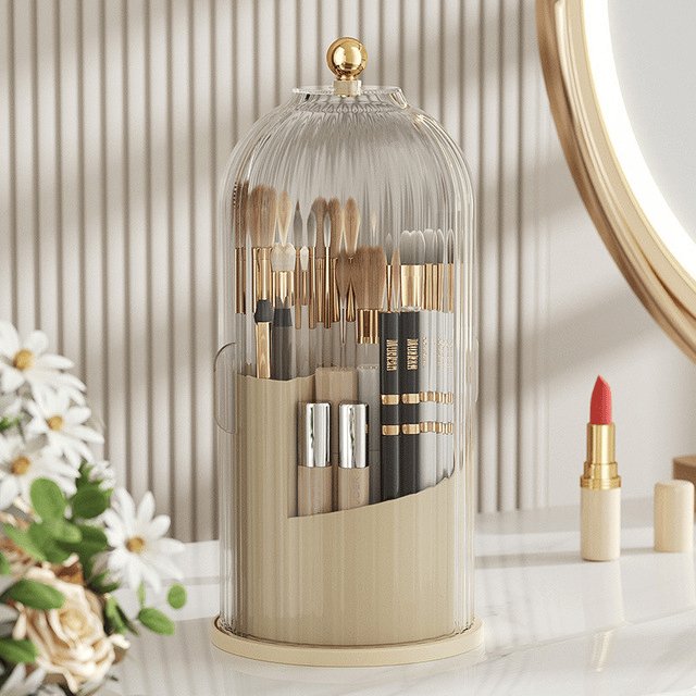BristleWall Toothbrush Holder | Wall-Mounted, Dustproof with Cover 8