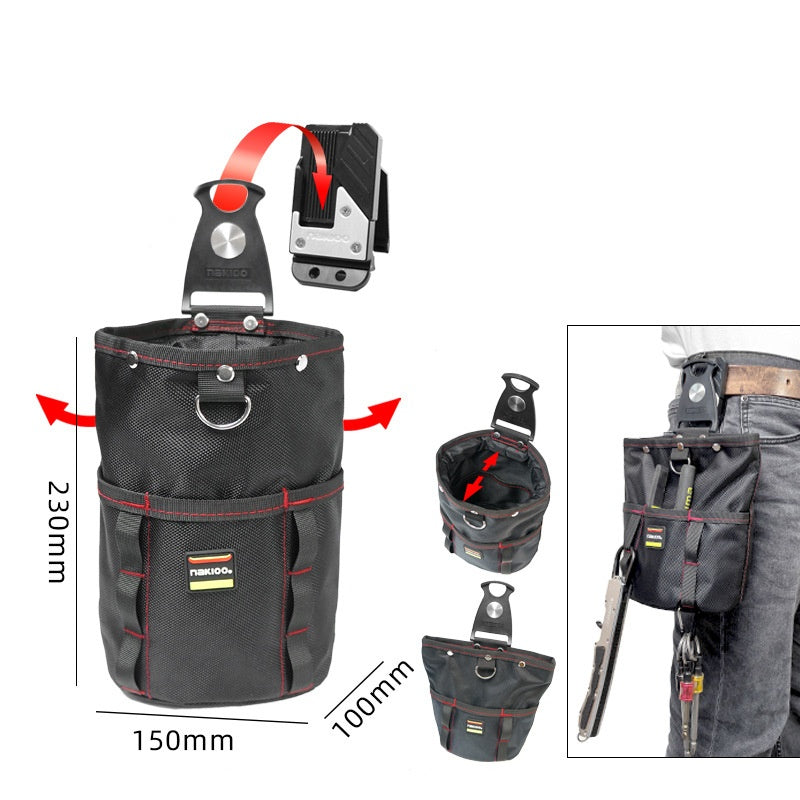 Bristle Clip-On Tool Pouch | Heavy-Duty, Waterproof, Quick Access 8