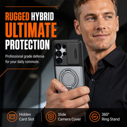 Brite Shockproof Phone Case | Hidden Card Holder, Sliding Camera Cover 1