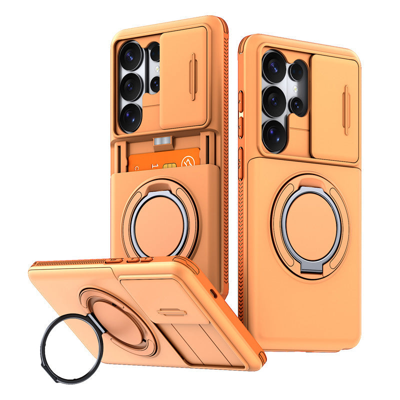 Brite Shockproof Phone Case | Hidden Card Holder, Sliding Camera Cover 11