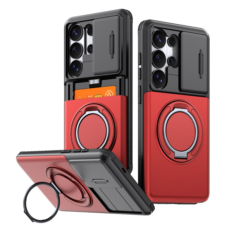 Brite Shockproof Phone Case | Hidden Card Holder, Sliding Camera Cover 12