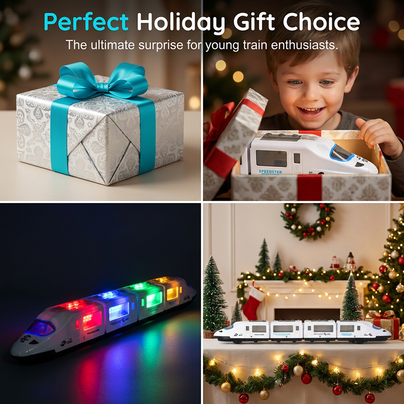 Buzzy Bullet Train Toy | Interactive Lights, Music & Bump-and-Go Action 4