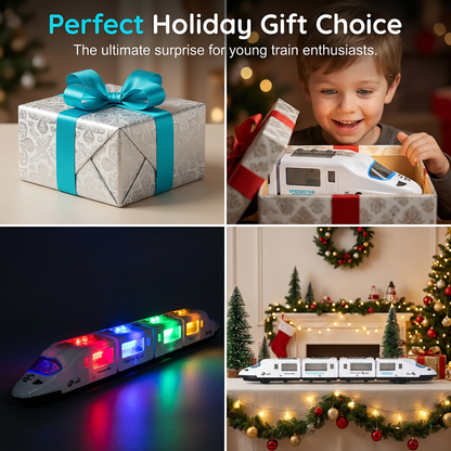 Buzzy Bullet Train Toy | Interactive Lights, Music & Bump-and-Go Action 4