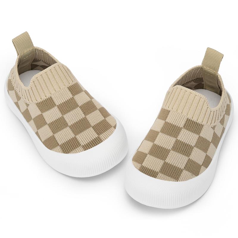 Cali Toddler Shoes | Checkered Slip-On Design 1