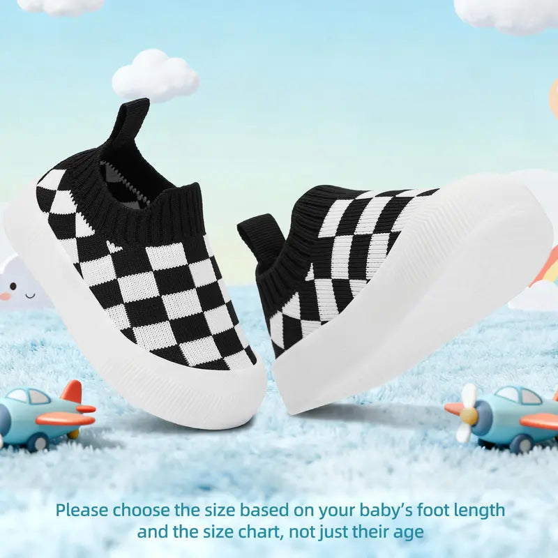 Cali Toddler Shoes | Checkered Slip-On Design 4