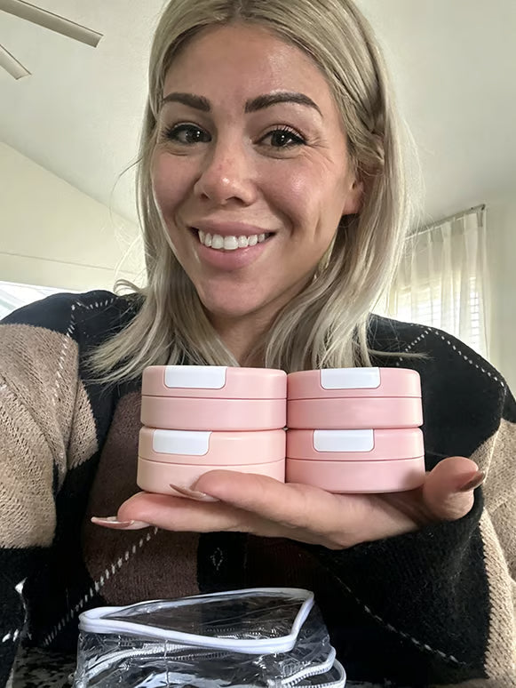 Calyx Travel Bottles for Toiletries | Leakproof Magnetic Stackable Containers 5