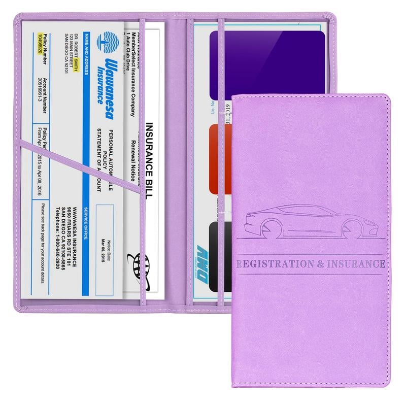 Cavo Auto Registration Holder | Magnetic Closure, Durable PU Material 8