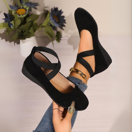 Celine Wedge Ballerina Shoes | Elegant Casual Design 0